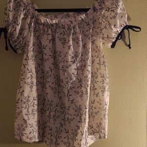Belinda Floral short sleeve blouse